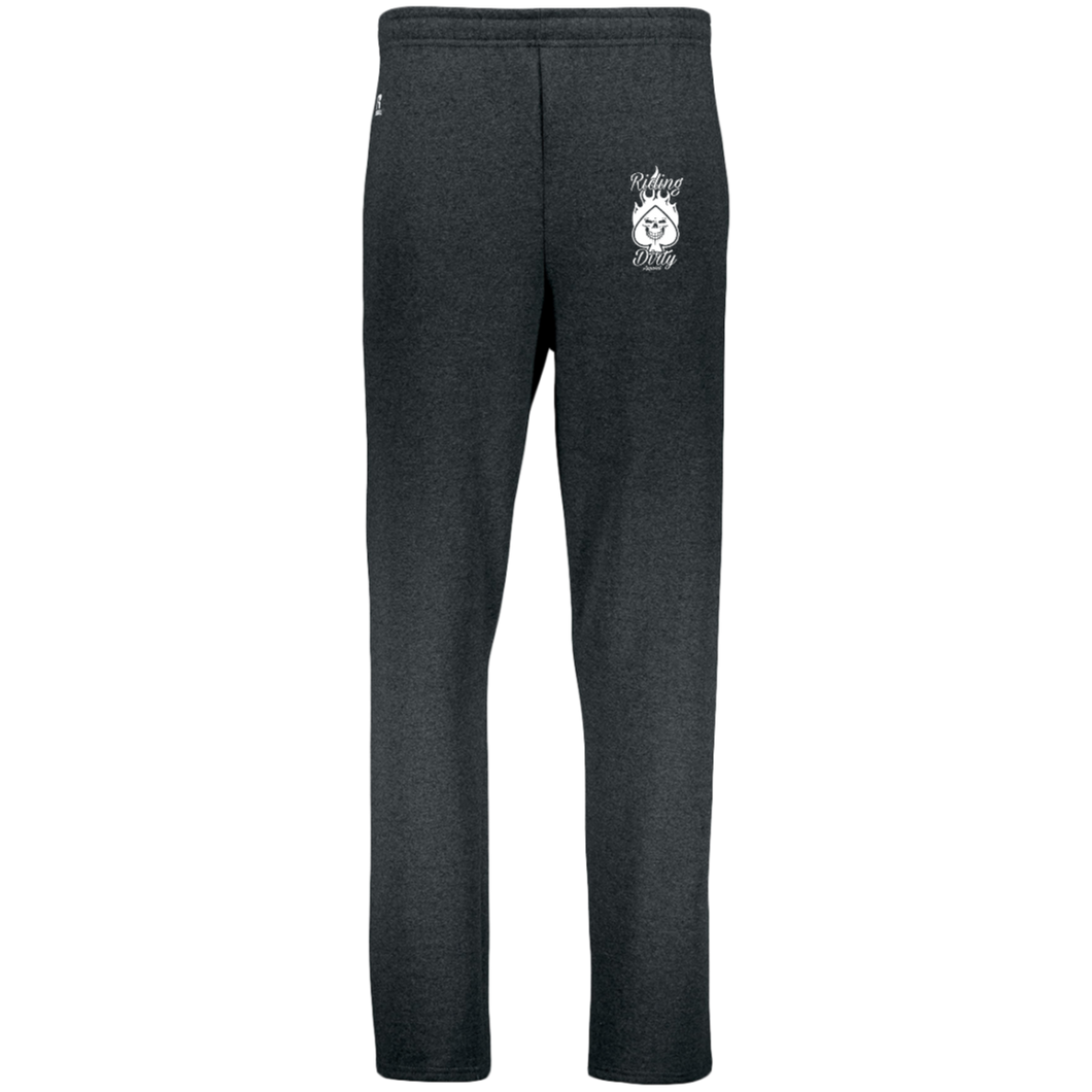 Riding Dirty Apparel | 596HBM Dri-Power Open Bottom Pocket Sweatpants | Men's Pants