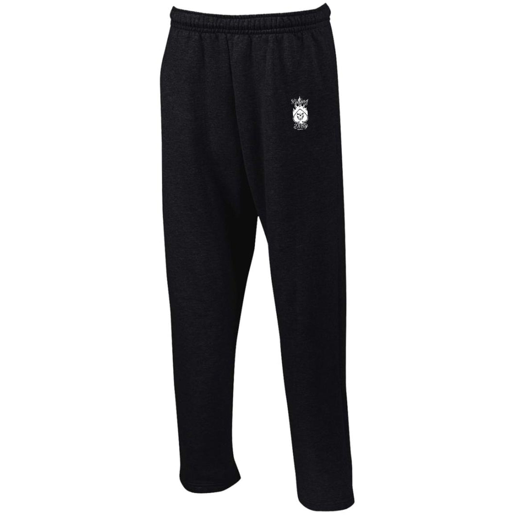 Riding Dirty Apparel | 974MP Open Bottom Sweatpants with Pockets | Men's Pants