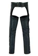 Load image into Gallery viewer, DS400 UNISEX BASIC COIN POCKET LEATHER CHAPS
